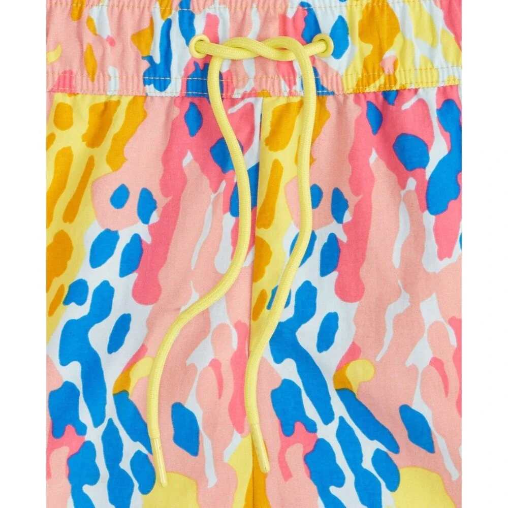 Mode of One Men's Fashion Animal Regular-Fit Printed Swim Trunks - Small